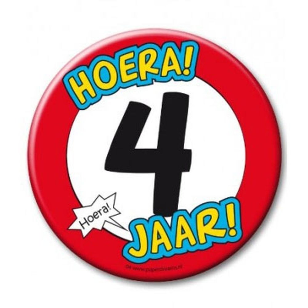 Taste XL 4 Jahre Verkehrszeichen Taste XL 4 Jahre Verkehrszeichen