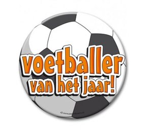 Paper Dreams Bouton Voetballer van het Jaar 10cm | par pièce