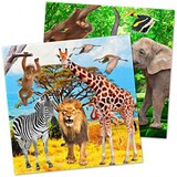 Folat Safari Party Servetten 33x33cm | 20 stuks Folat Safari Party Servetten 33x33cm | 20 stuks