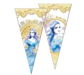 Puntzak Assepoester modern 6 stuks