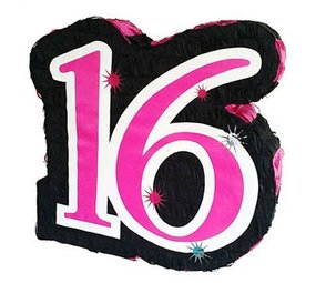 Pinata 16 Jahre rosa Pinata 16 Jahre rosa