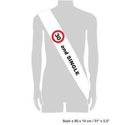 Sash 30 years of traffic sign