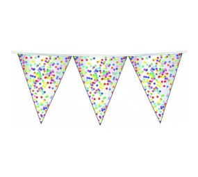 Ligne de drapeau confettis Ligne de drapeau confettis