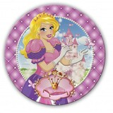 Prinzessin Prinzessin Karton 23cm | 6 Stück Prinzessin Prinzessin Karton 23cm | 6 Stück