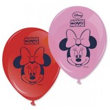 Amscan Ballon Minnie Mouse I love dots 8 stuks