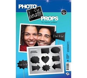 Photo booth props written 8 pieces