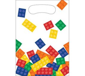 Creative Converting Lego Block Party Loot Bags 23x16cm | 8 pieces
