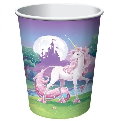Cup Unicorn Fantasy 266ml | 8 Stücke