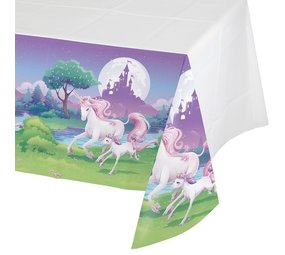 Creative Converting Unicorn Fantasy Tablecloth 137x259cm | per Unit Creative Converting Unicorn Fantasy Tablecloth 137x259cm | per Unit