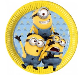 Bord Minions | Despicable Me  23cm | 8 stuks Bord Minions | Despicable Me  23cm | 8 stuks