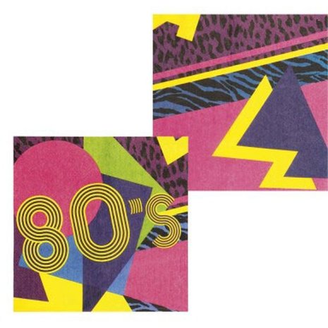 Servet 80-er jaren 12 stuks