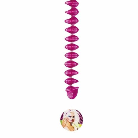 Decoratie spiraal 80-er jaren 2 stuks