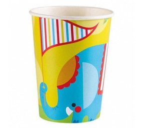 Beker Circus | 8 stuks