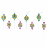 Straws circus 8 pieces Straws circus 8 pieces