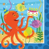 Serviette Océan Buddies 33x33cm 16 pièces