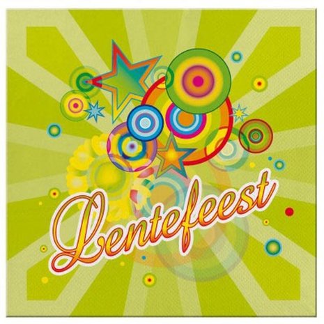 Servet Lentefeest 20 stuks Servet Lentefeest 20 stuks