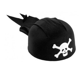 Bandana pirate noir | par unité Bandana pirate noir | par unité