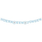 Letterslinger Hoera een jongen met ster Letterslinger Hoera een jongen met ster