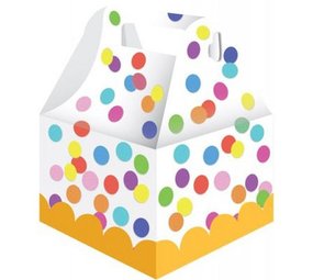 Feestbox Confetti 6 stuks