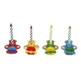 Candle set 4 holders plane 6 candles Candle set 4 holders plane 6 candles