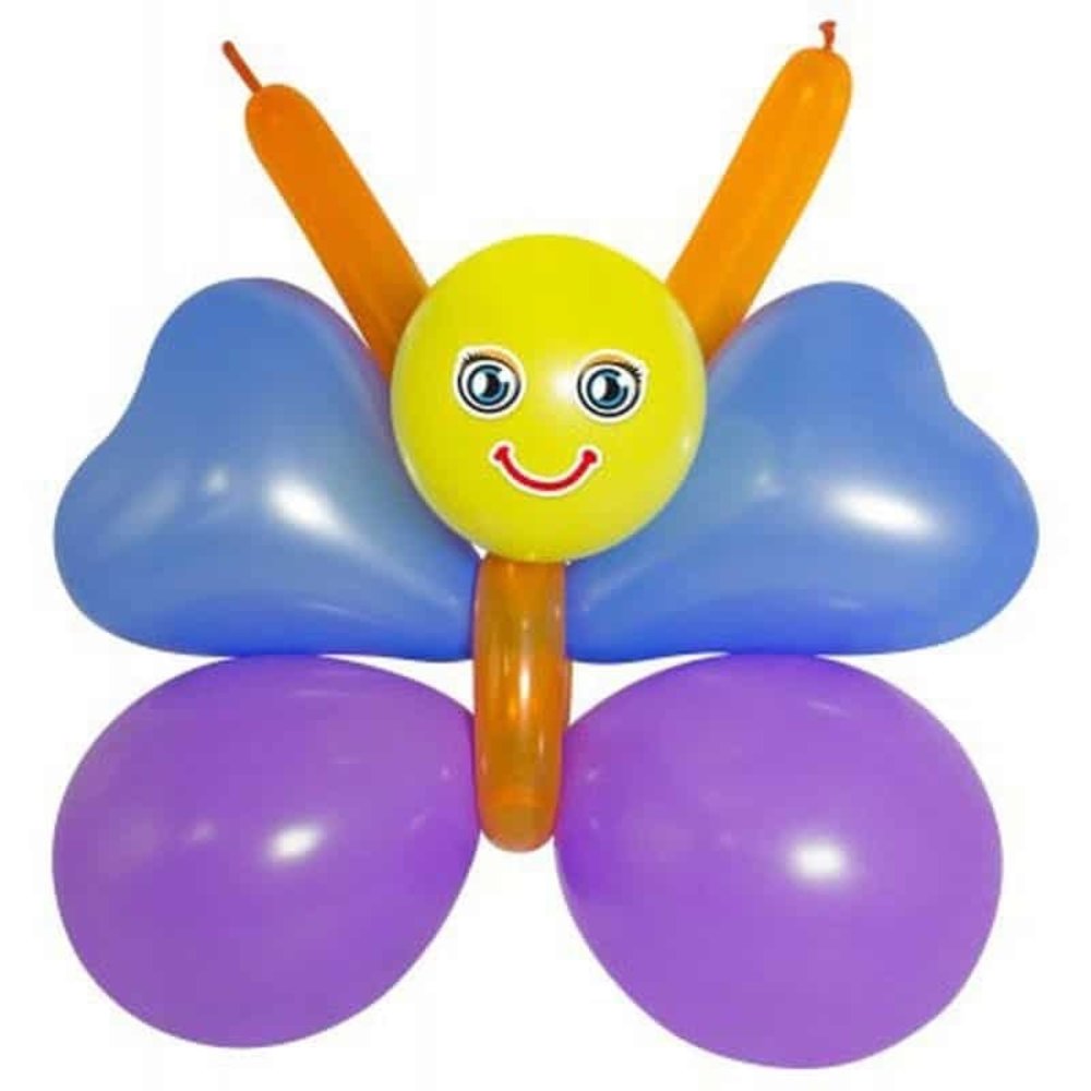 Folat Ballon set vlinder do it yourself | 4 stuks Folat Ballon set vlinder do it yourself | 4 stuks