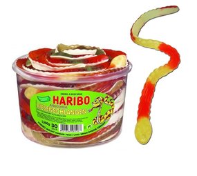 Snoep slangen | 30 stuks in silo Snoep slangen | 30 stuks in silo