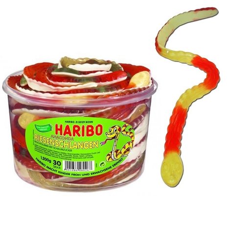 Candy snakes | 30 pieces in Silo
