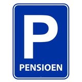 Folat Deurbord Pensioen blauw Folat Deurbord Pensioen blauw