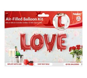 Folat Ballon folie set LOVE | 36 cm Folat Ballon folie set LOVE | 36 cm