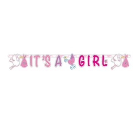 Letter garland it's a girl! 1 m Letter garland it's a girl! 1 m