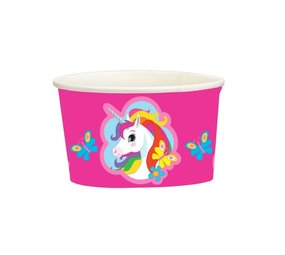 Amscan Snack arc-en-ciel licorne - Récipients de crème glacée 270 ml | 8 pièces Amscan Snack arc-en-ciel licorne - Récipients de crème glacée 270 ml | 8 pièces