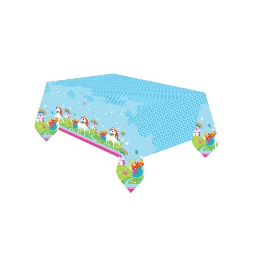 Amscan Einhorn Regenbogen Tischdecke 120x180cm | pro Einheit