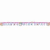 Amscan Einhorn-Regenbogen-Buchstabengirlande „Happy Birthday“, 180 x 15 cm | pro Einheit Amscan Einhorn-Regenbogen-Buchstabengirlande „Happy Birthday“, 180 x 15 cm | pro Einheit