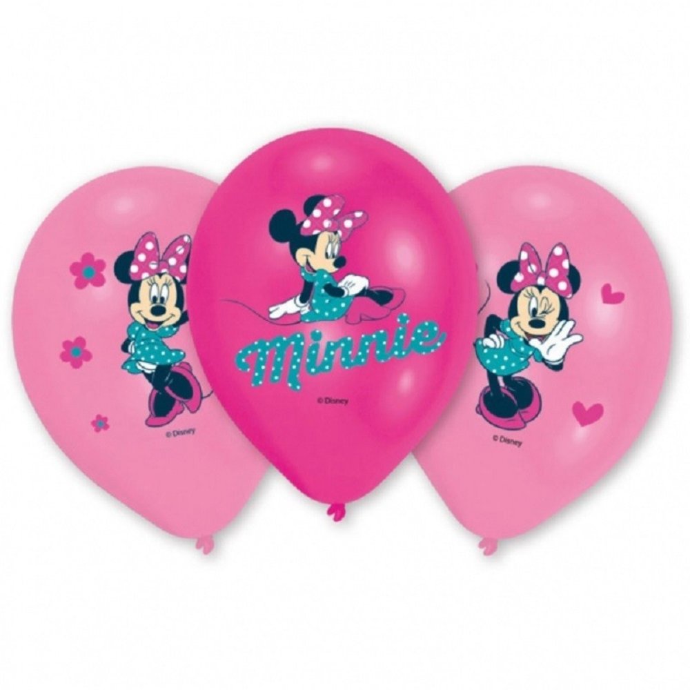 Ballon Minnie Mouse 4 Farbdruck 6 Stücke Ballon Minnie Mouse 4 Farbdruck 6 Stücke