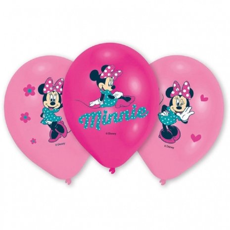 Ballon Minnie Mouse 4 Farbdruck 6 Stücke Ballon Minnie Mouse 4 Farbdruck 6 Stücke
