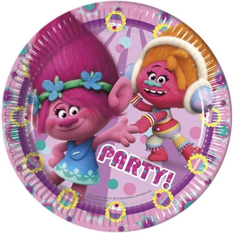 Plate Trolls 23cm | 8 pieces