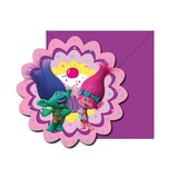 Uitnodiging Trolls | 6 stuks Uitnodiging Trolls | 6 stuks
