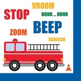 Servetten Traffic Jam 33x33cm | 16 stuks Servetten Traffic Jam 33x33cm | 16 stuks