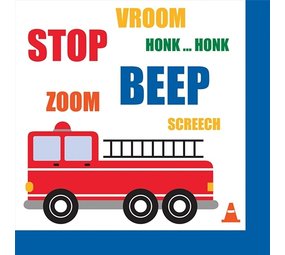 Servetten Traffic Jam 33x33cm | 16 stuks Servetten Traffic Jam 33x33cm | 16 stuks