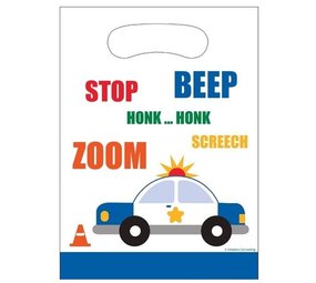 Traktatie zakje Traffic Jam 16x23cm | 8 stuks Traktatie zakje Traffic Jam 16x23cm | 8 stuks