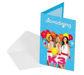 Uitnodiging K3 Uitnodiging K3