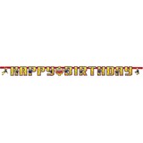 Amscan Sam the Fireman Letterlinger Happy Birthday 180x15cm | per Unit