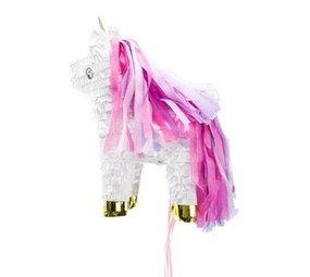 Partydeco Unicorn 3D Pull Pinata 20x32x8cm | per Unit Partydeco Unicorn 3D Pull Pinata 20x32x8cm | per Unit