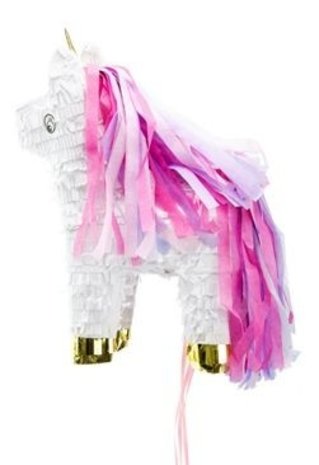 Partydeco Unicorn 3D Pull Pinata 20x32x8cm | per Unit