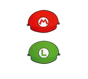 Amscan Hoedjes Super Mario Bros 8 stuks Amscan Hoedjes Super Mario Bros 8 stuks
