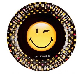 Amscan Blackboard Smiley World 23cm | 8 pièces Amscan Blackboard Smiley World 23cm | 8 pièces