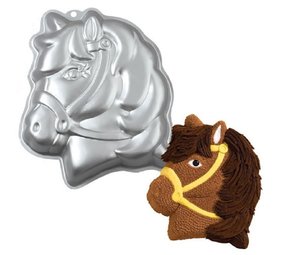 Metal baking pan horse Metal baking pan horse