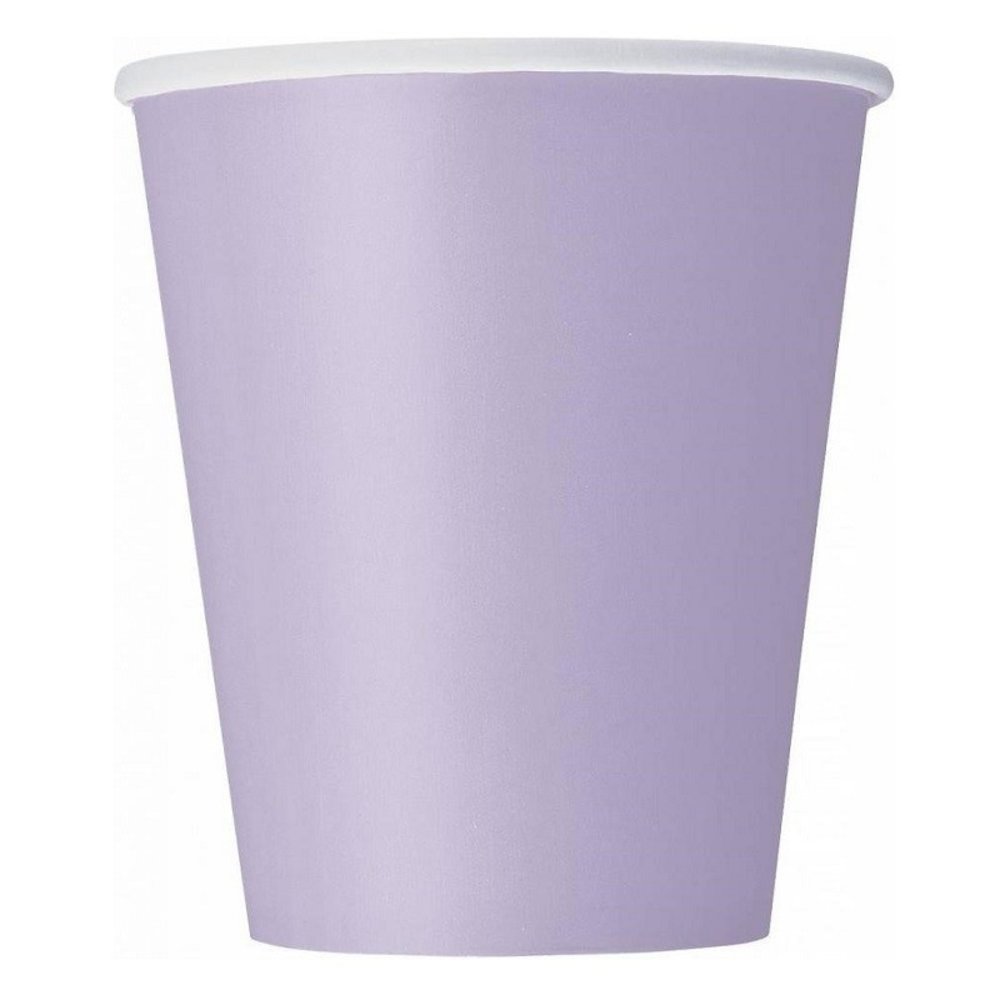 Unique Party Tasses lavande - lilas 250 ml | 14 pièces Unique Party Tasses lavande - lilas 250 ml | 14 pièces
