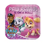 Paw Patrol Skye Pink Plates | 23cm Paw Patrol Skye Pink Plates | 23cm