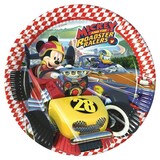 Bord Mickey Mouse Roadster Racers 23cm | 8 stuks Bord Mickey Mouse Roadster Racers 23cm | 8 stuks